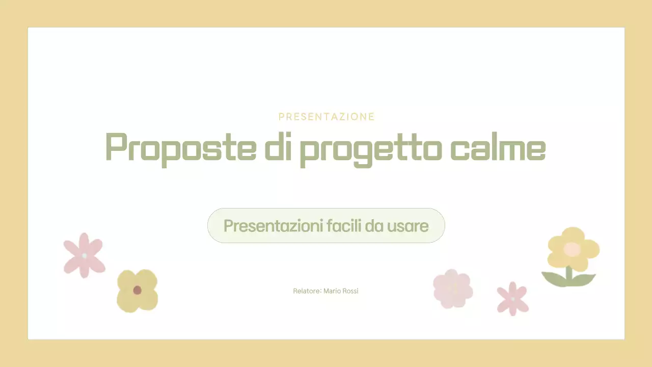 Pianificare una proposta di progetto beige e semplice