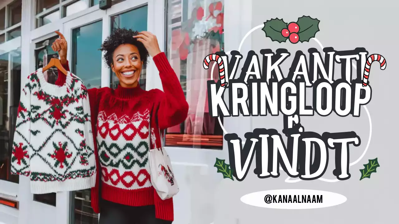 Rode Vintage Vakantiereclame