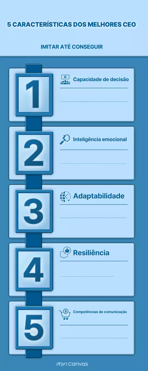 guia de liderança moderna azul