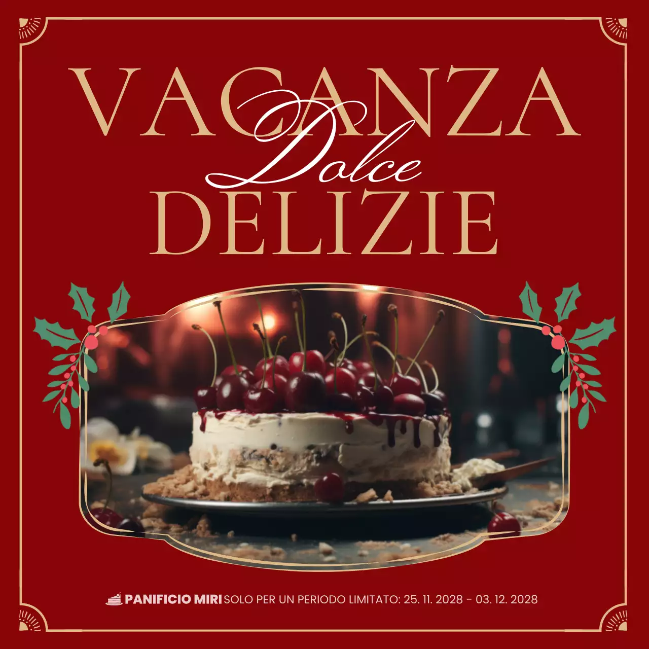 promozione dessert rosso classico