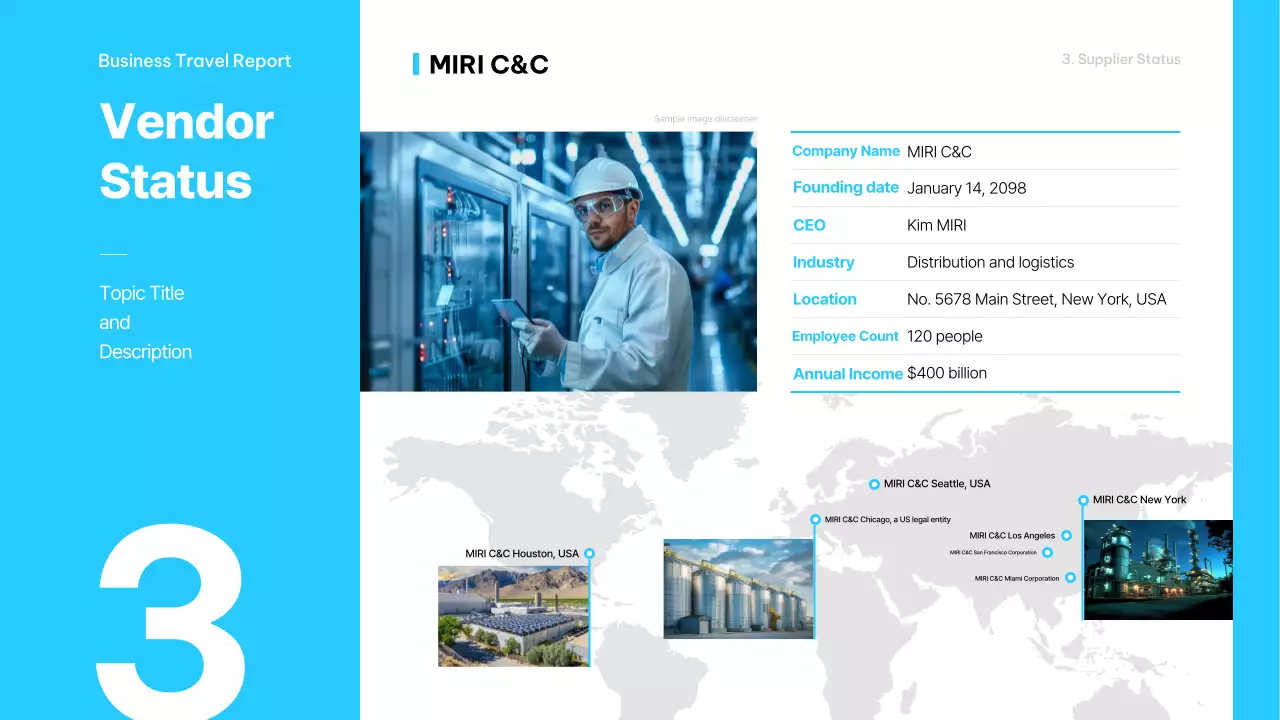 Blue Modern Travel Guide Presentation