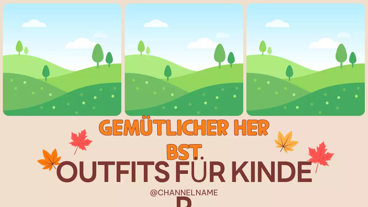 Orange Rustikale Kinder Promotion