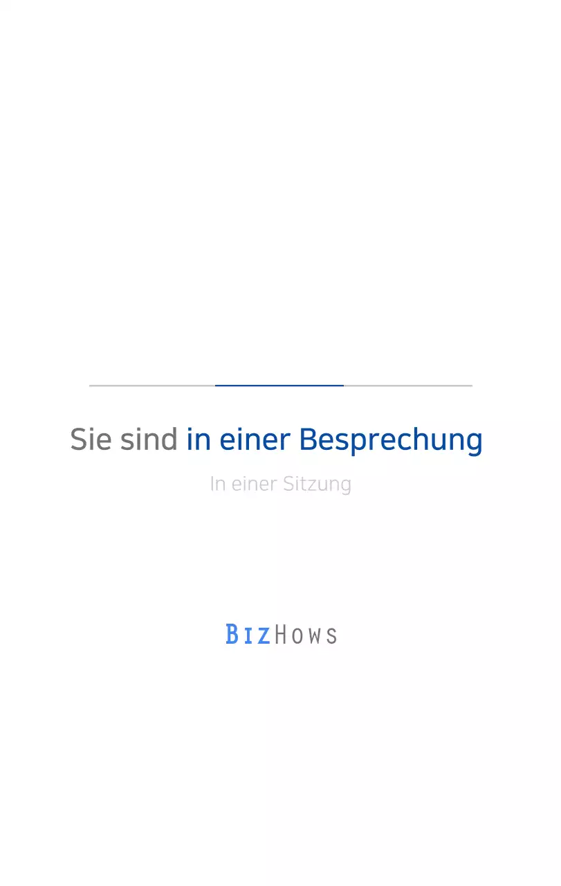 Blauer moderner Kalender Corporate Promotions