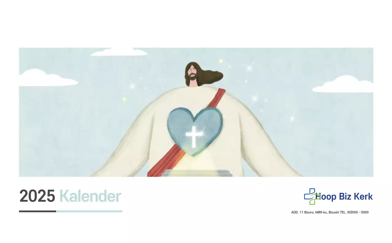 Pastel schone illustratie kerk