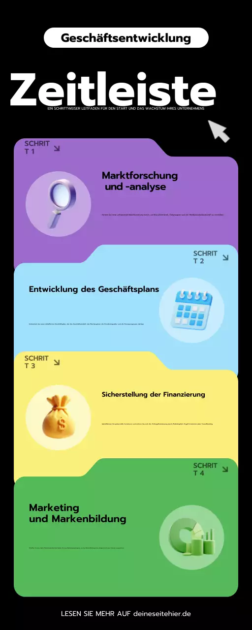 farbenfroher moderner Geschäftsführer