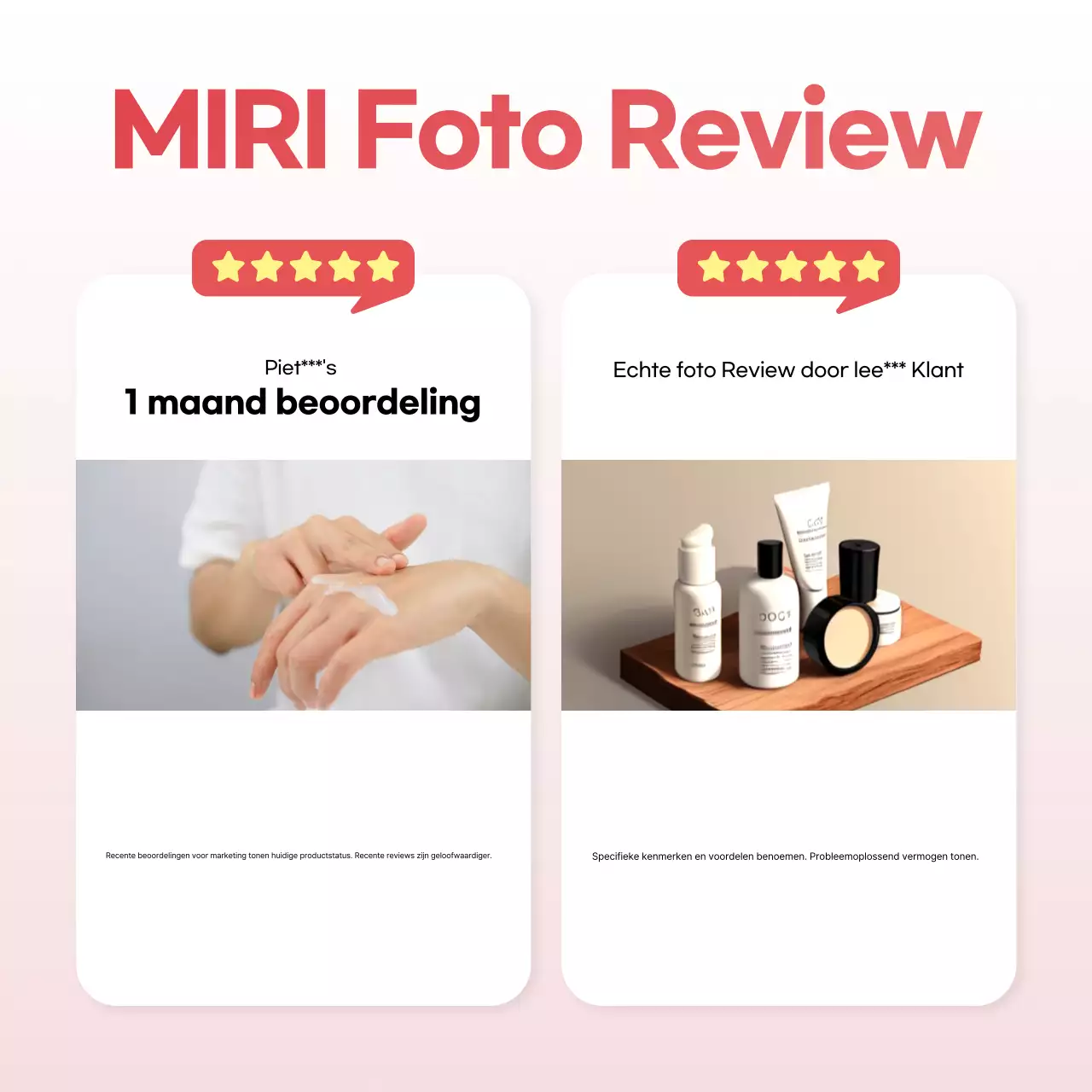 Red Modern Review Promotie