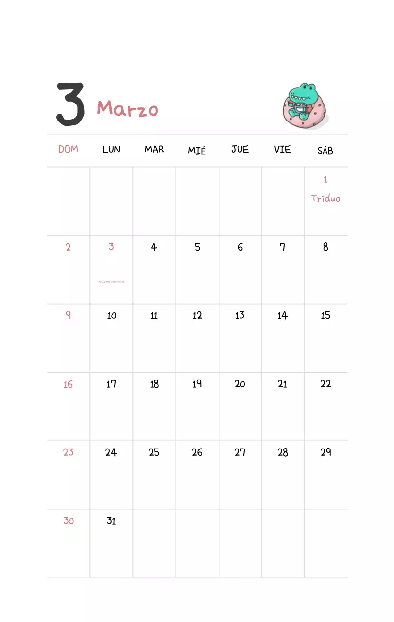 Un calendario con un bonito concepto de ilustración de Ago