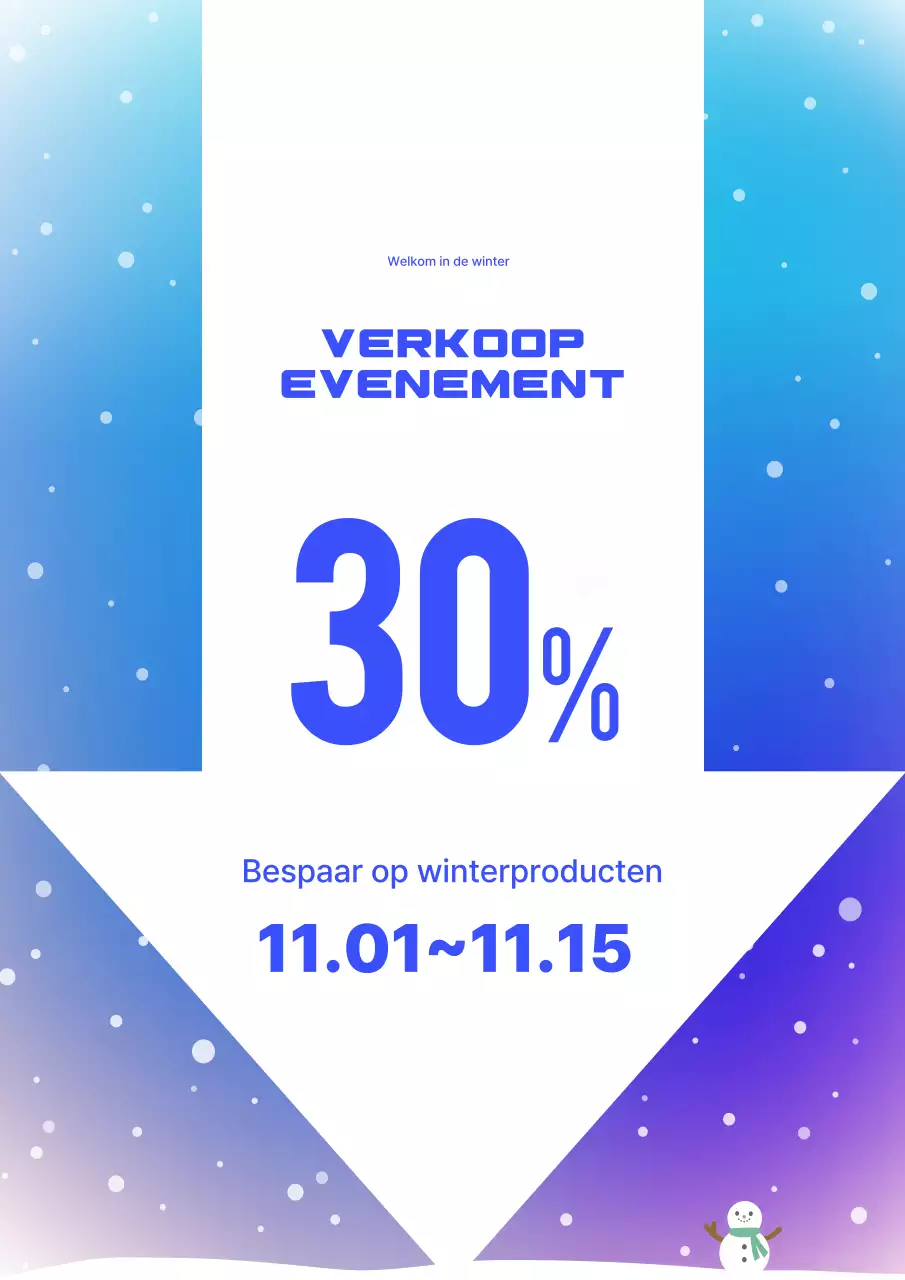 Blauwe moderne uitverkoop