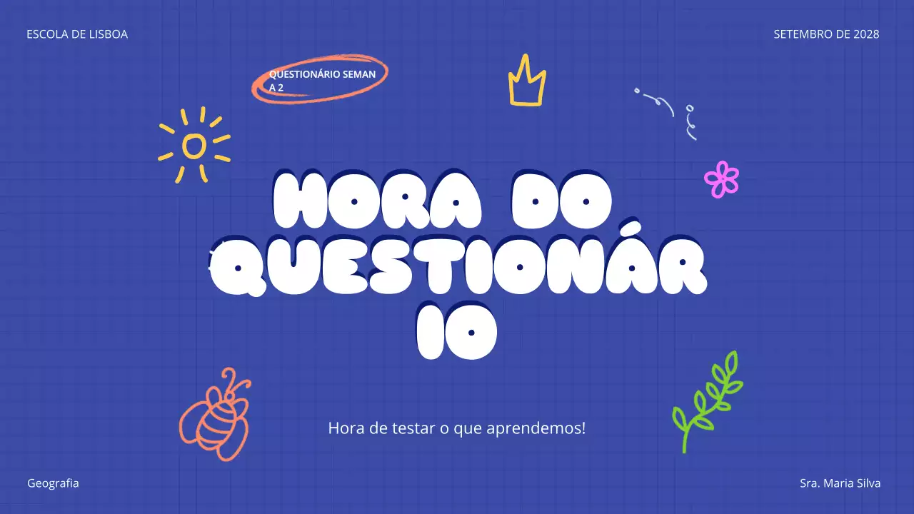 anúncio do concurso lúdico azul