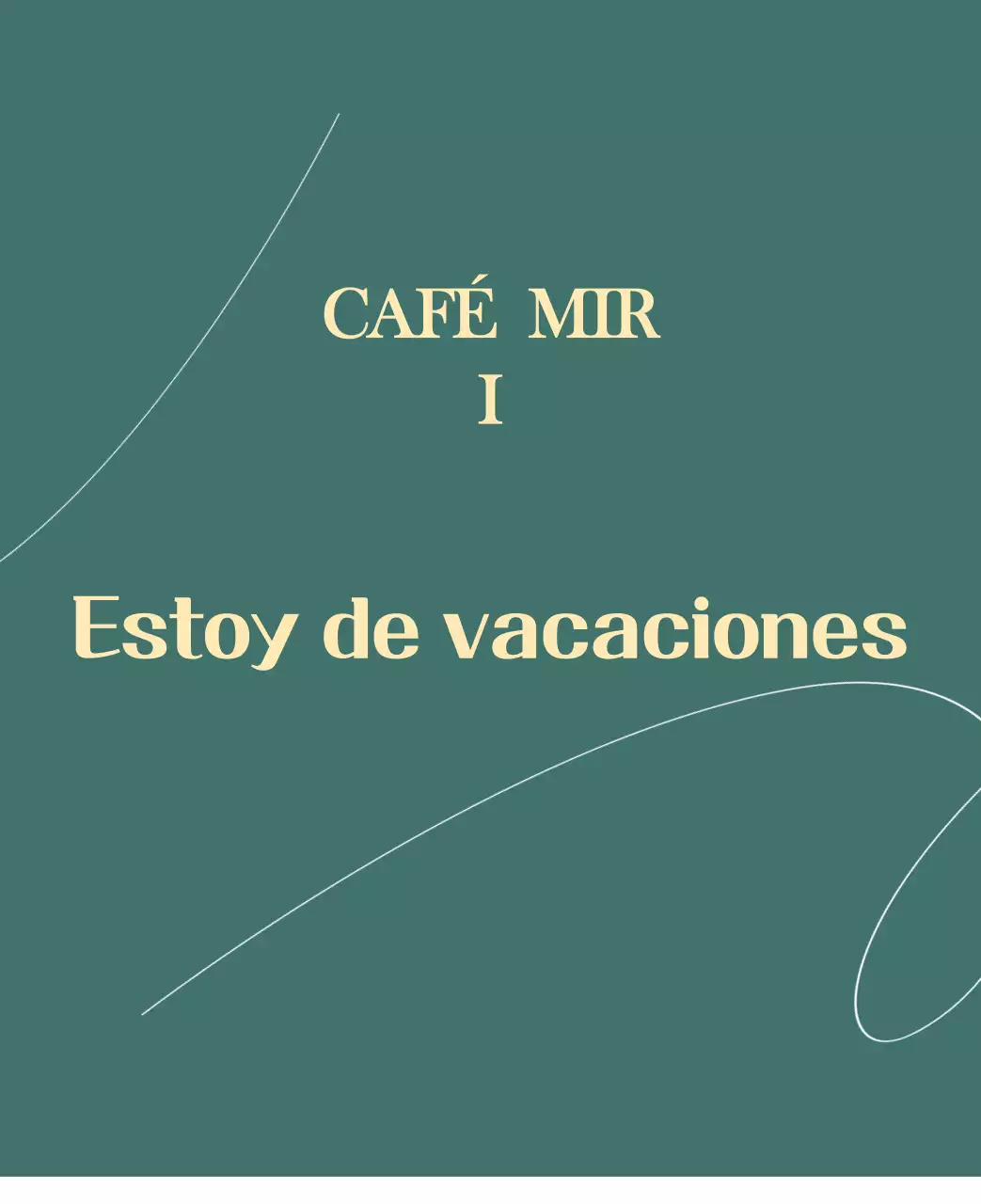 Un moderno calendario de cafeterías con recomendaciones para la bebida del mes