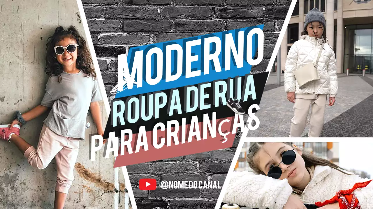 Anúncio de moda preto moderno