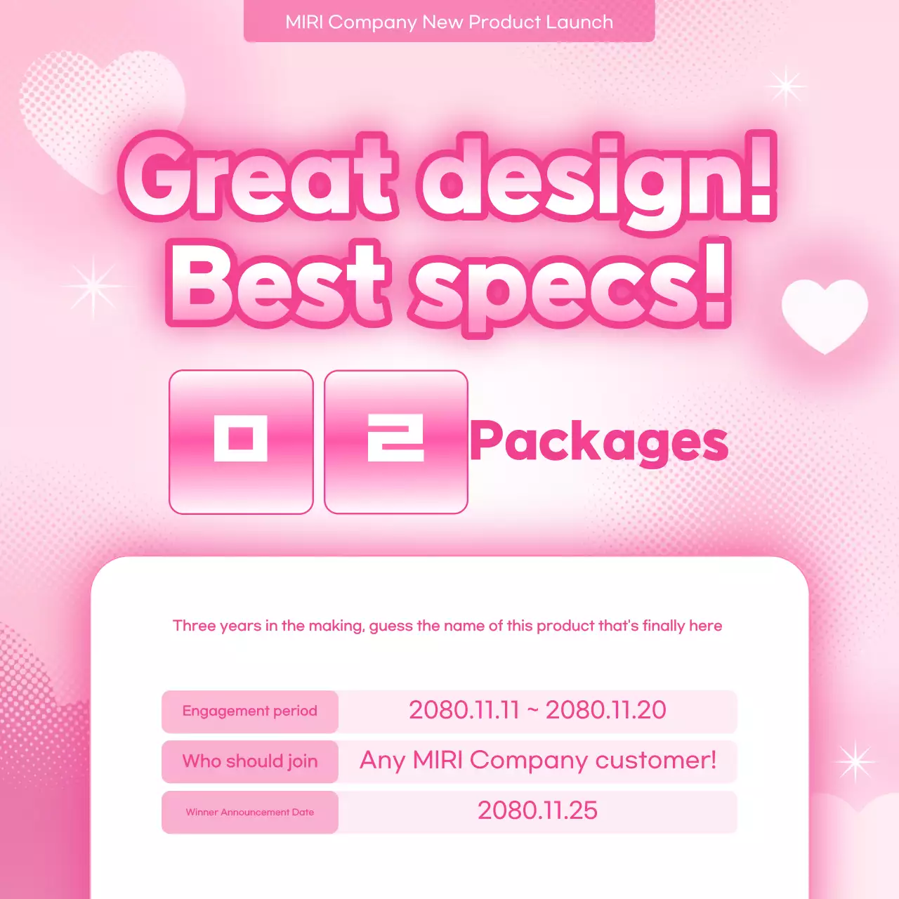 Pink Trendy Event Promotion Instagram Carousel