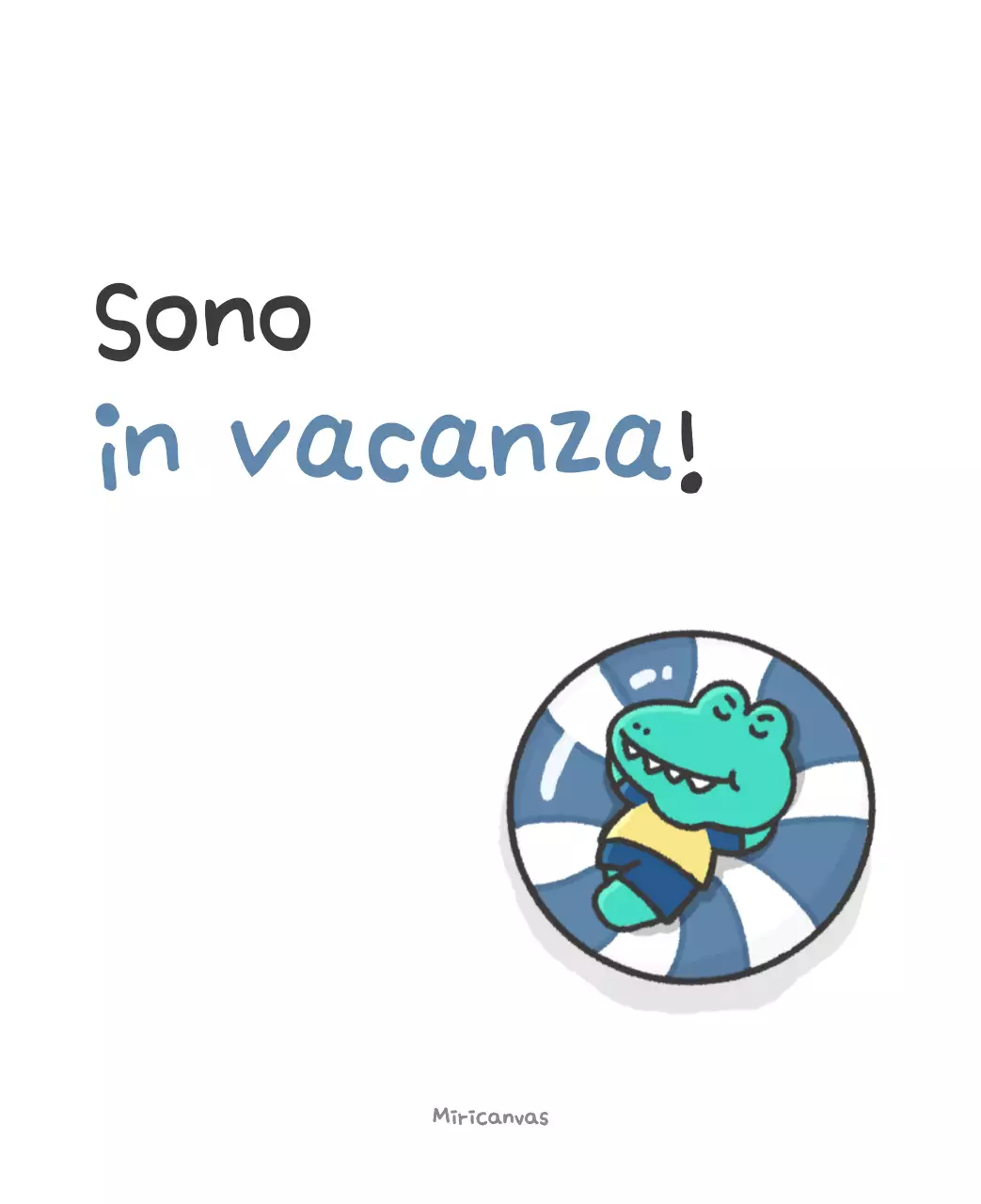 Un calendario con un simpatico concetto di illustrazione di Ago