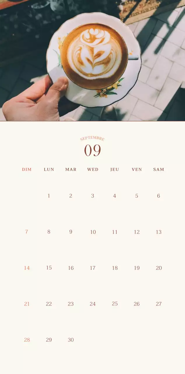 Promouvoir Beige Vintage Cafe