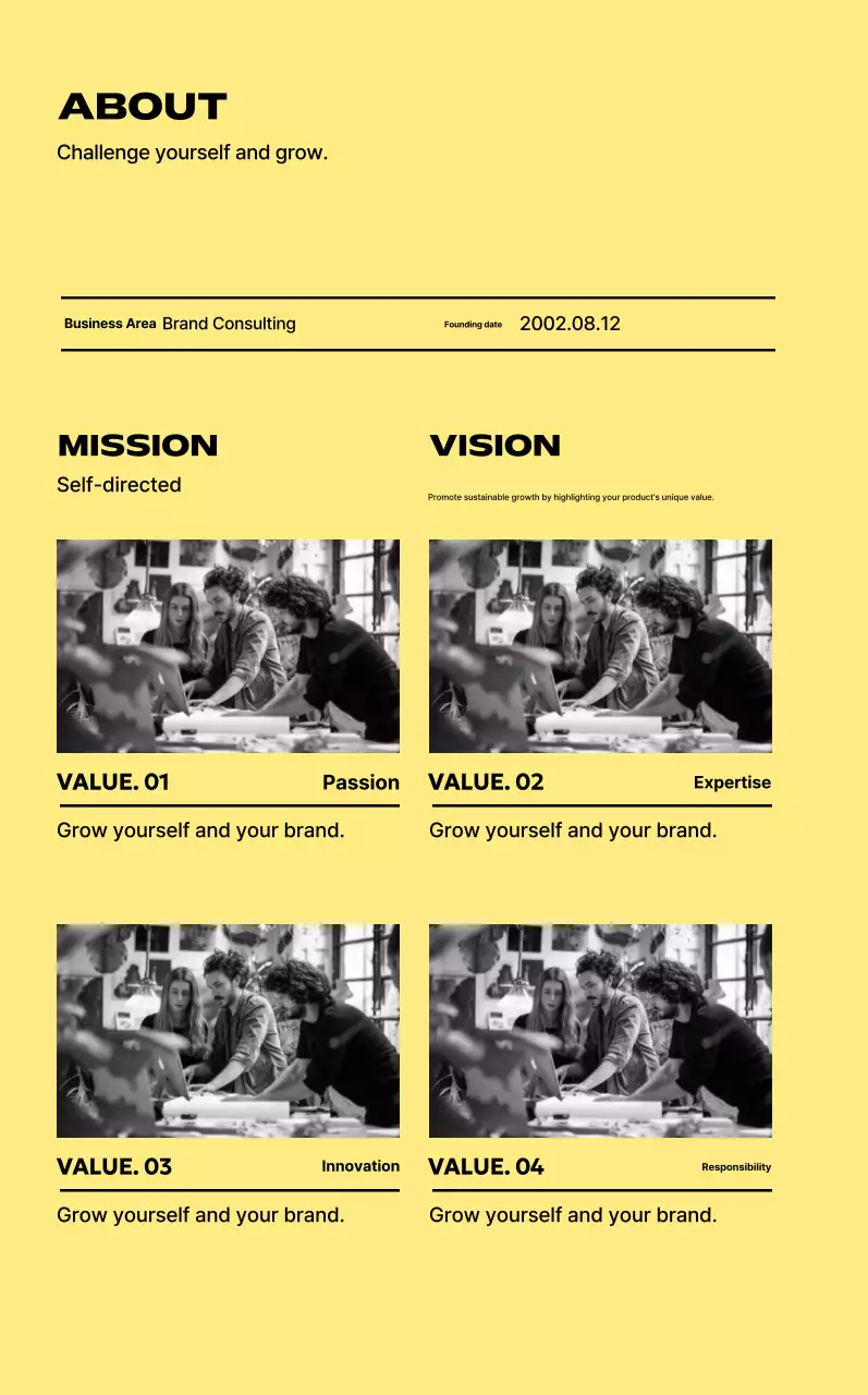 Buku harian perusahaan yang sederhana dengan sentuhan warna