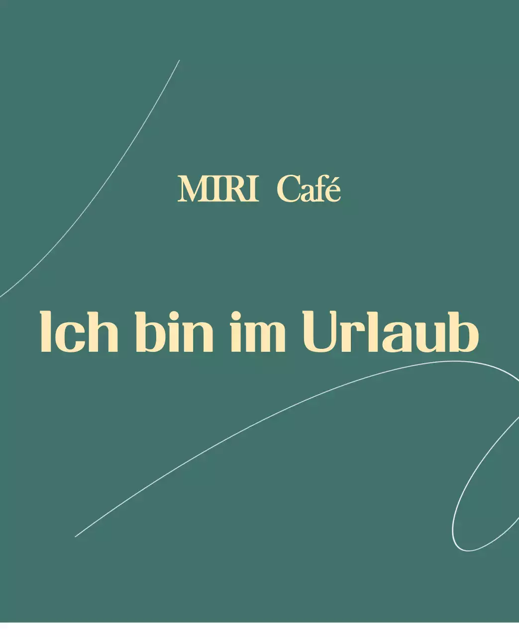 Ein moderner Café-Kalender mit Empfehlungen für das Getränk des Monats