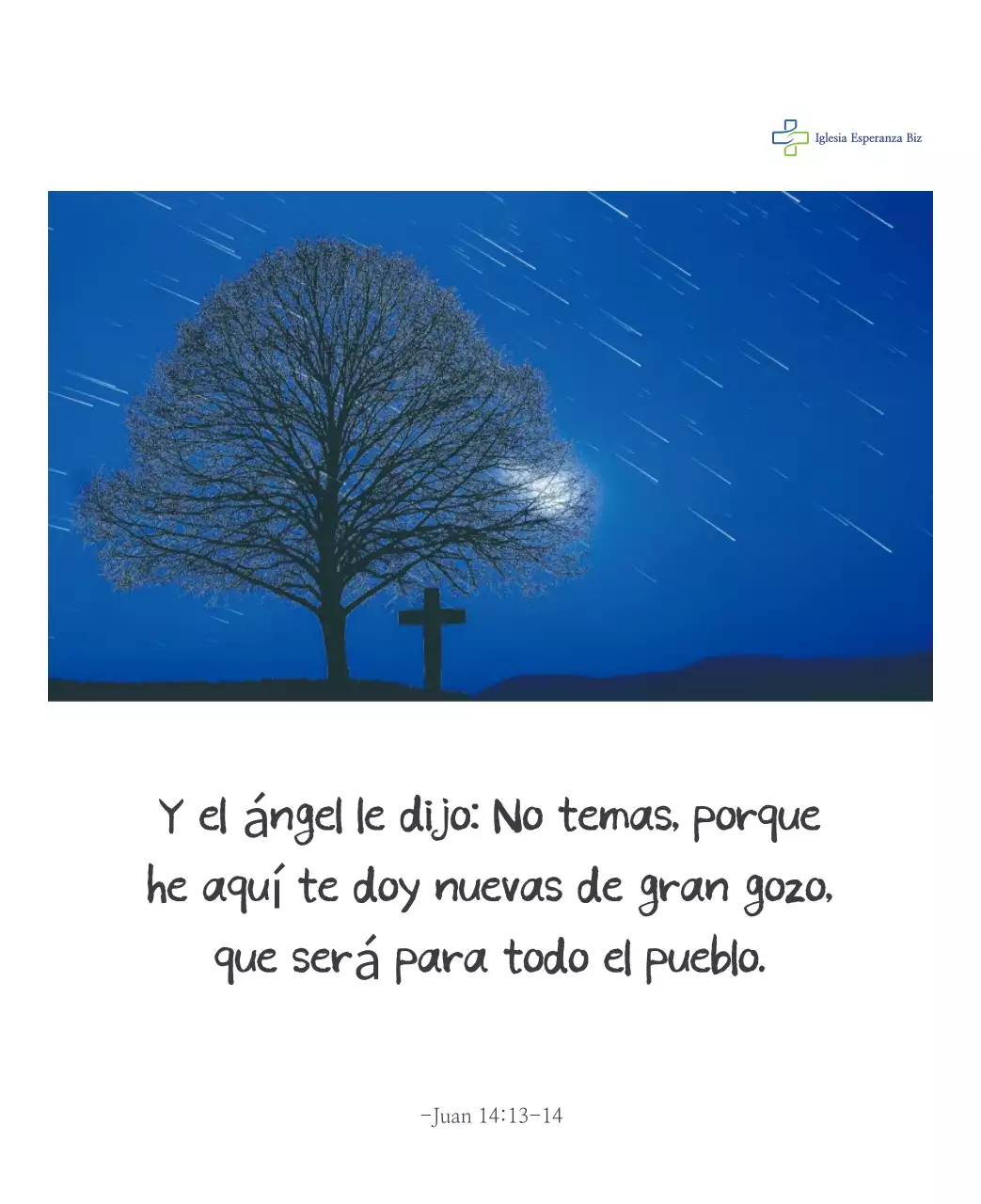 Caligrafía sencilla Promoción de la Iglesia Bíblica