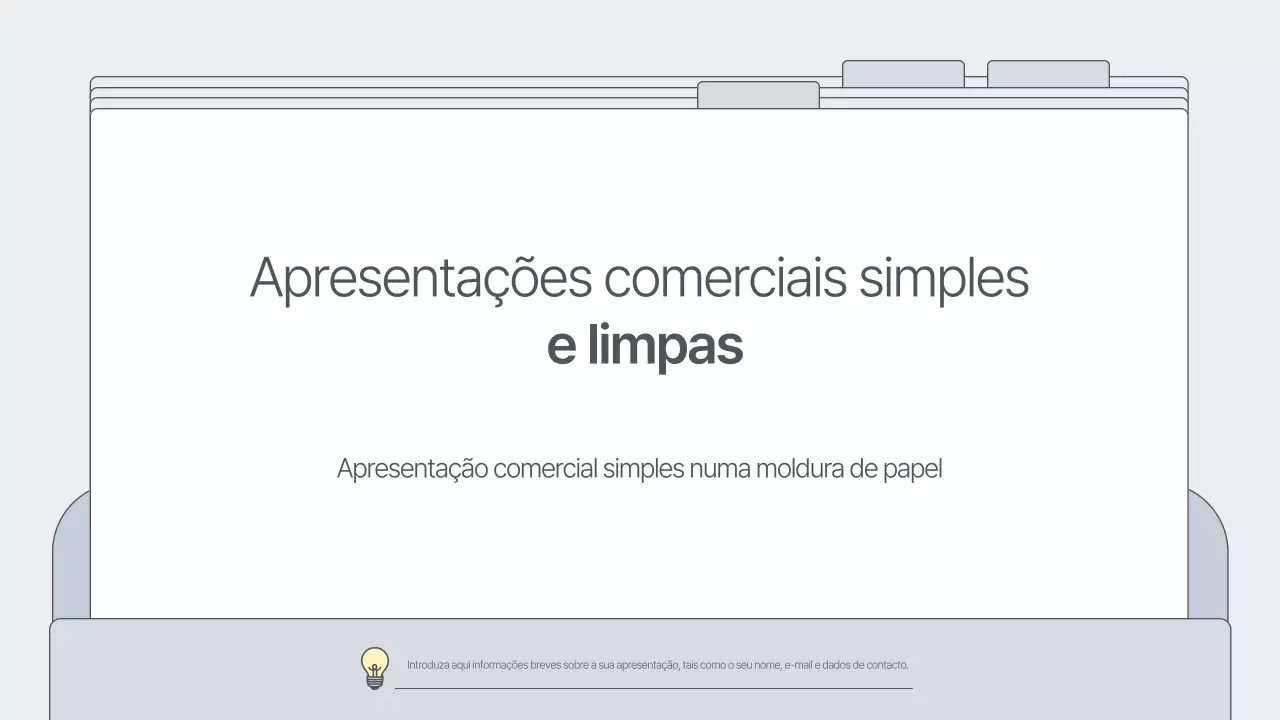 Um plano de negócios simples e cinzento