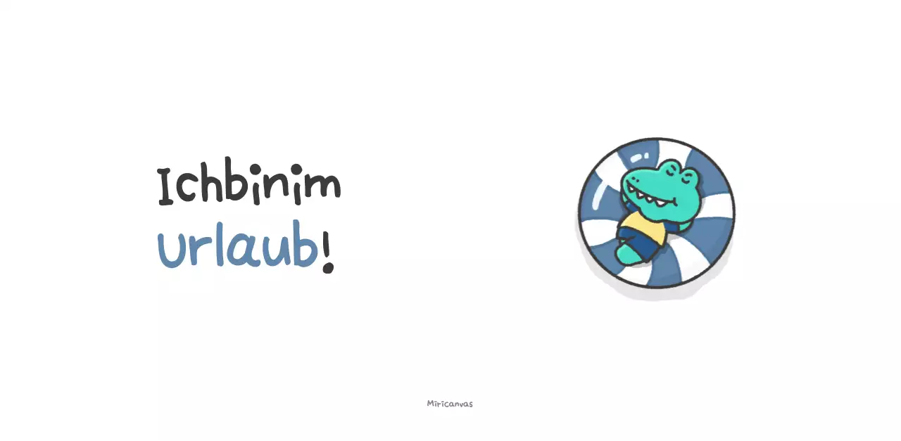 Ein Kalender mit einem niedlichen Ago-Illustrationskonzept