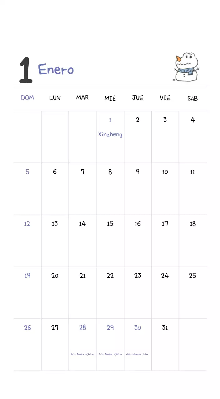 Un calendario con un bonito concepto de ilustración de Ago