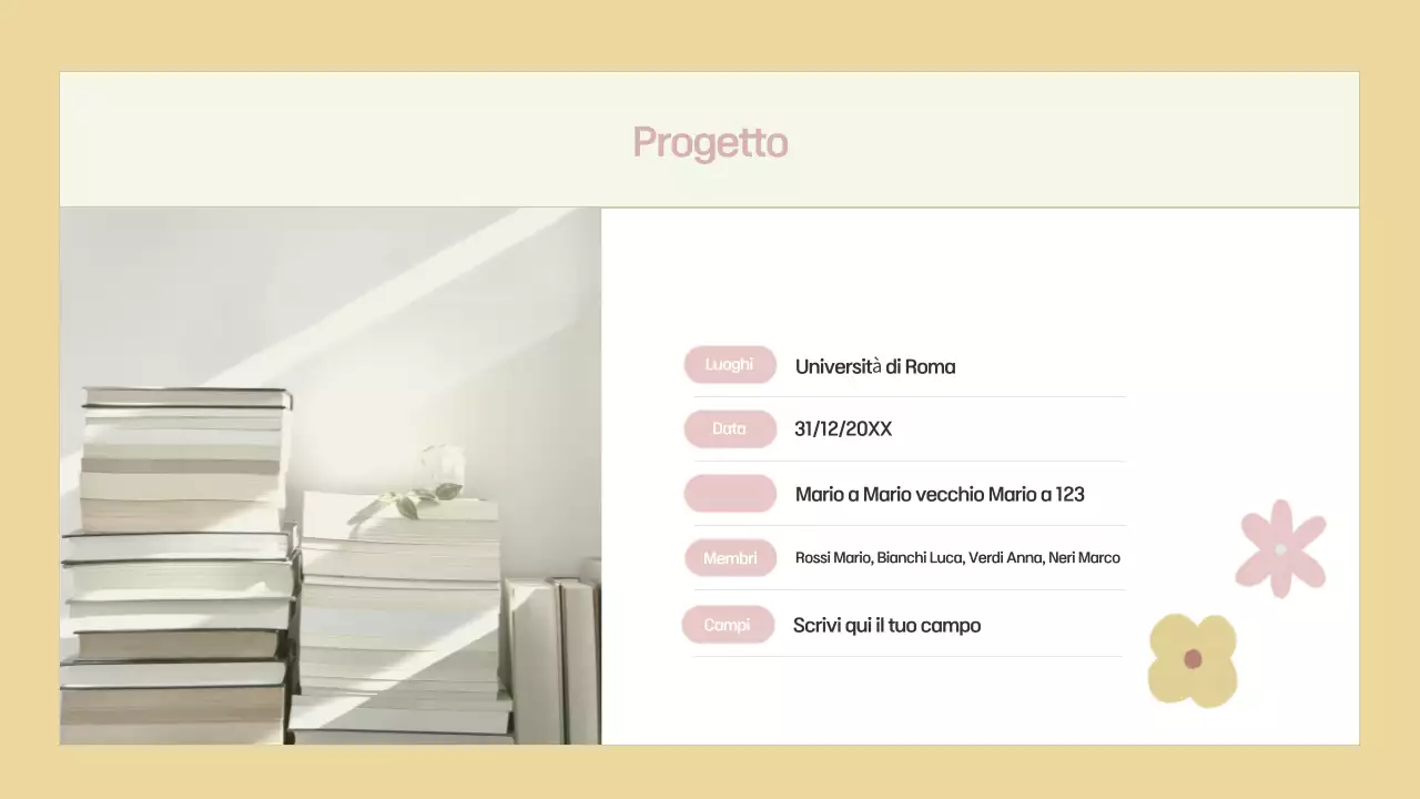 Pianificare una proposta di progetto beige e semplice