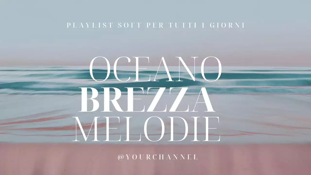 playlist di musica minimal verde acqua