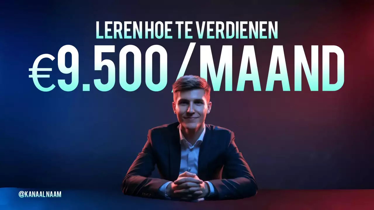 blue modern finance promotie