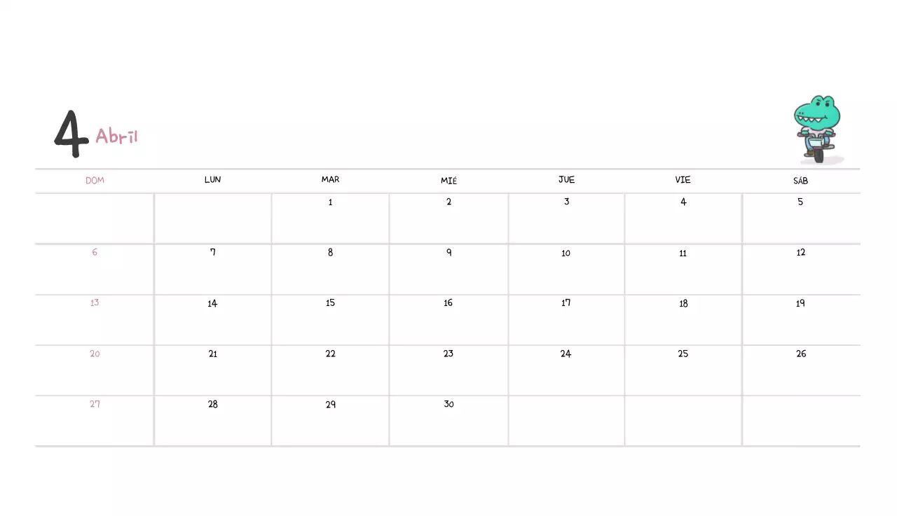 Un calendario con un bonito concepto de ilustración de Ago