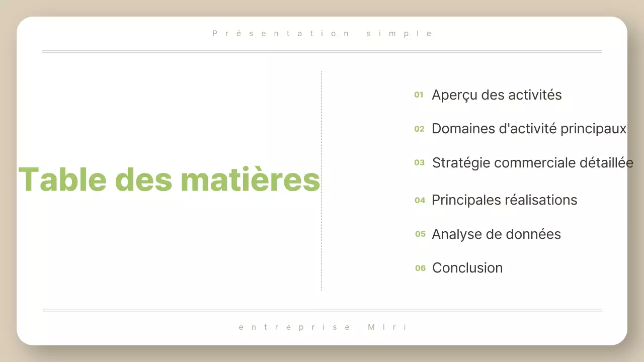 Description du rapport de nettoyage beige