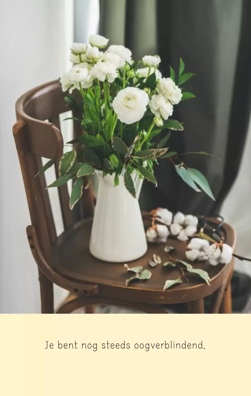 Witte schone botanische natuurkalender