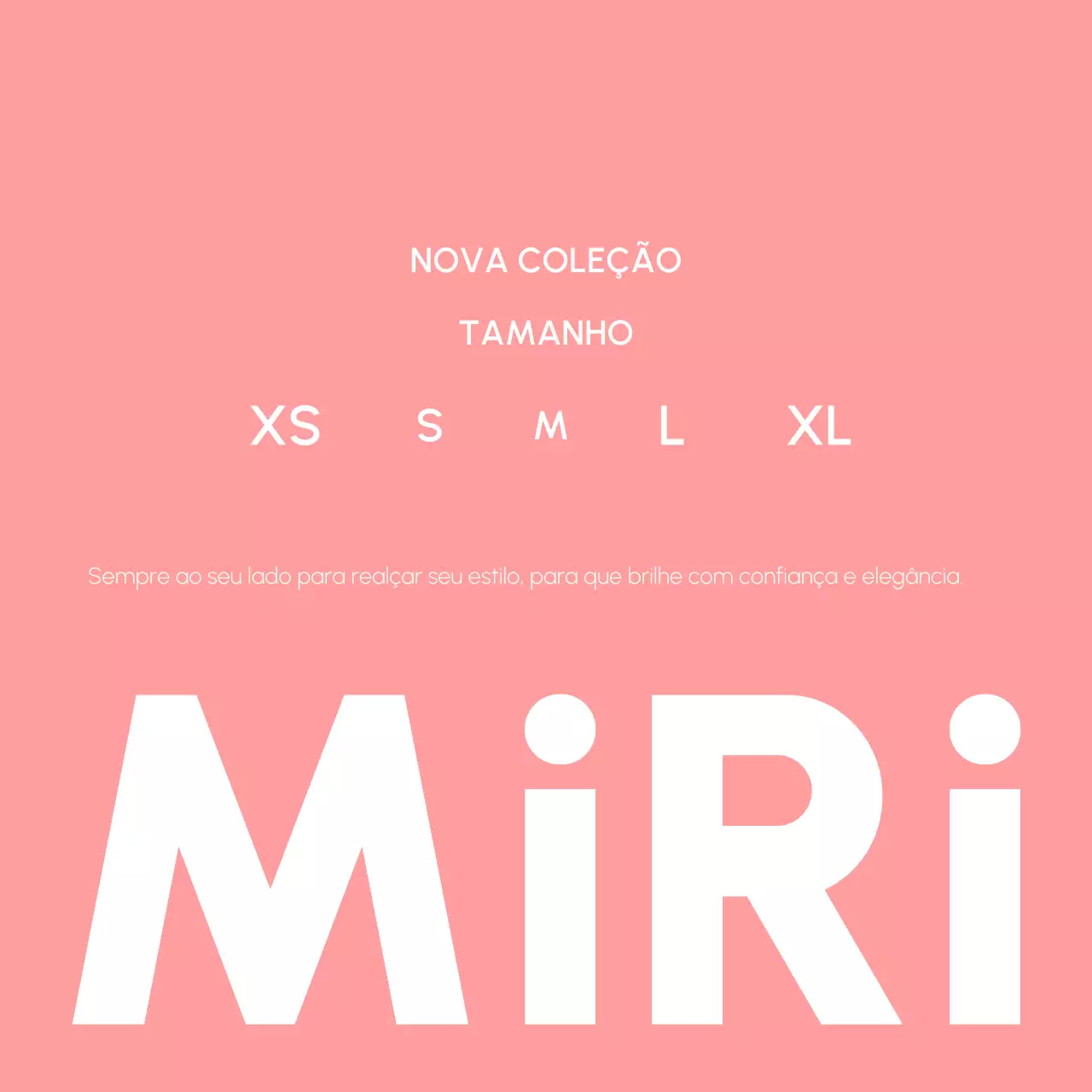 Anúncio de moda moderna cor-de-rosa