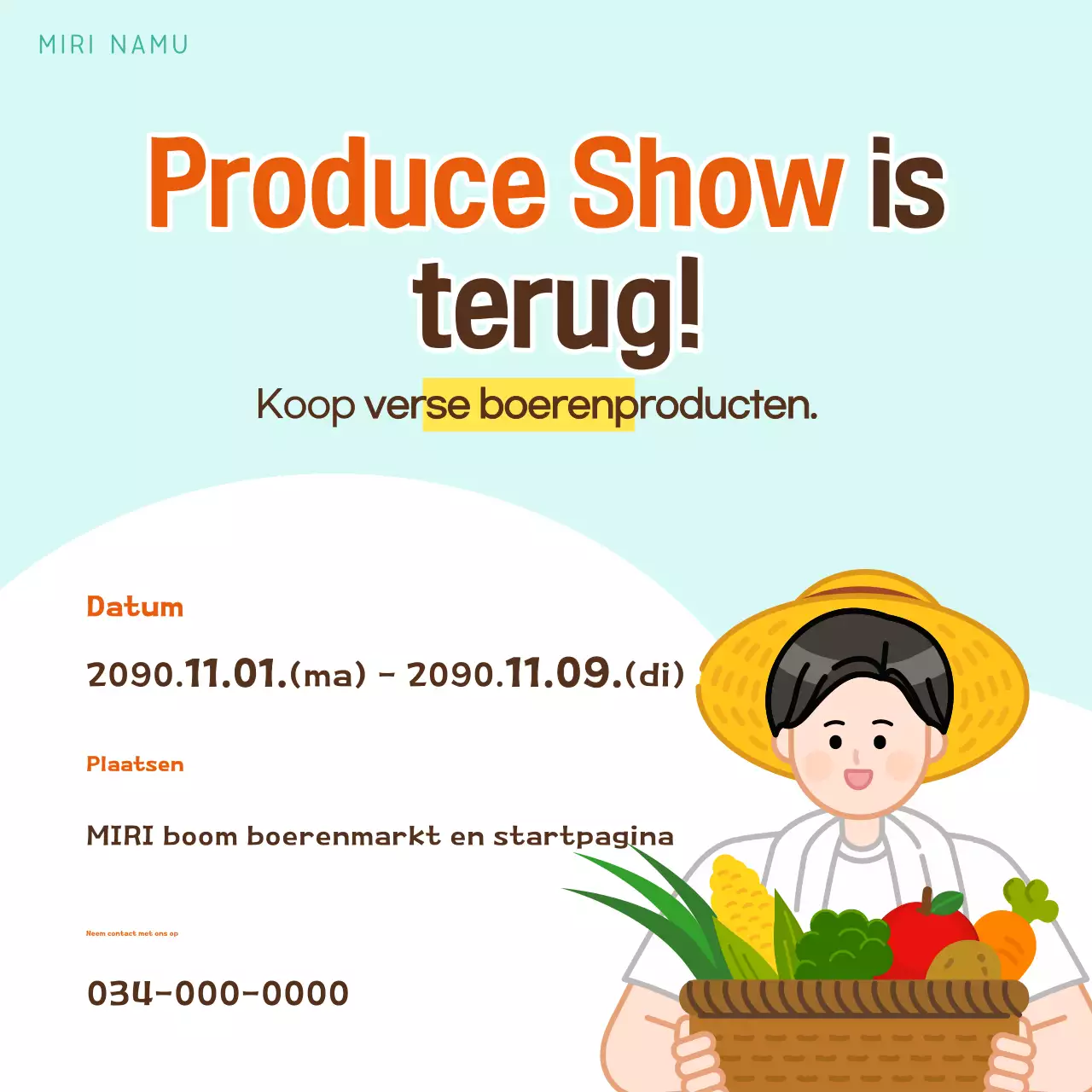 Promotie voor de mooie producten tentoonstelling van de Munt