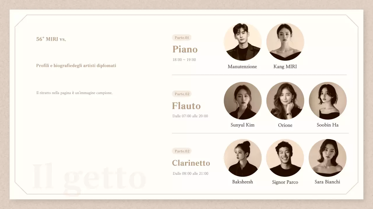 Guida ai concerti di Beige Classical