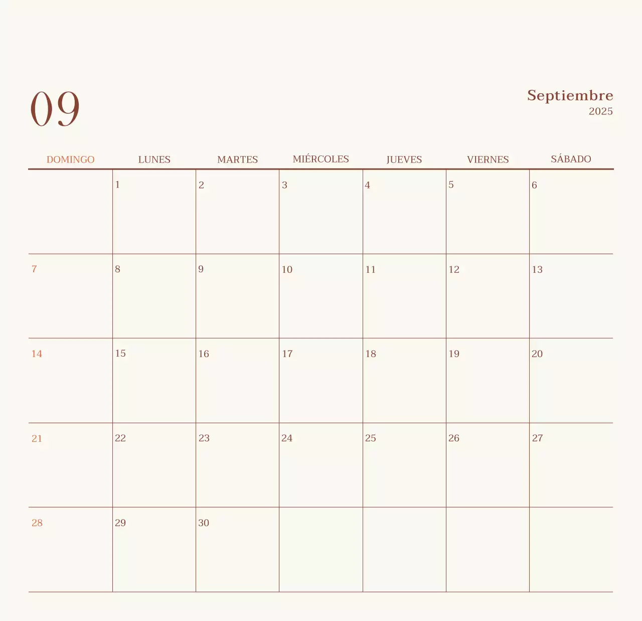 Promover Beige Vintage Cafe