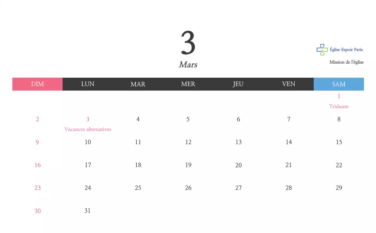 Calligraphie simple Promotion de l'église biblique