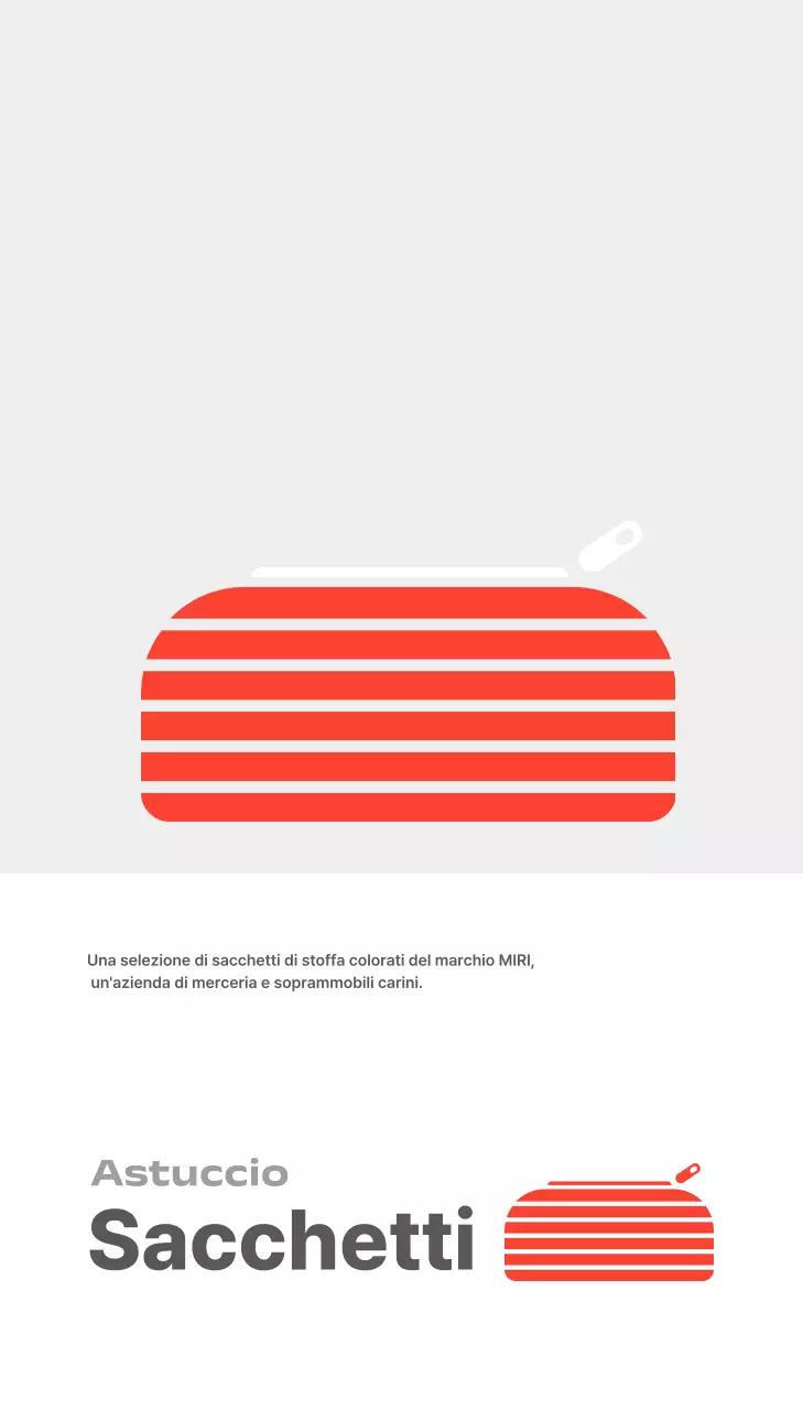 Annuncio di merceria semplice di cancelleria grigia