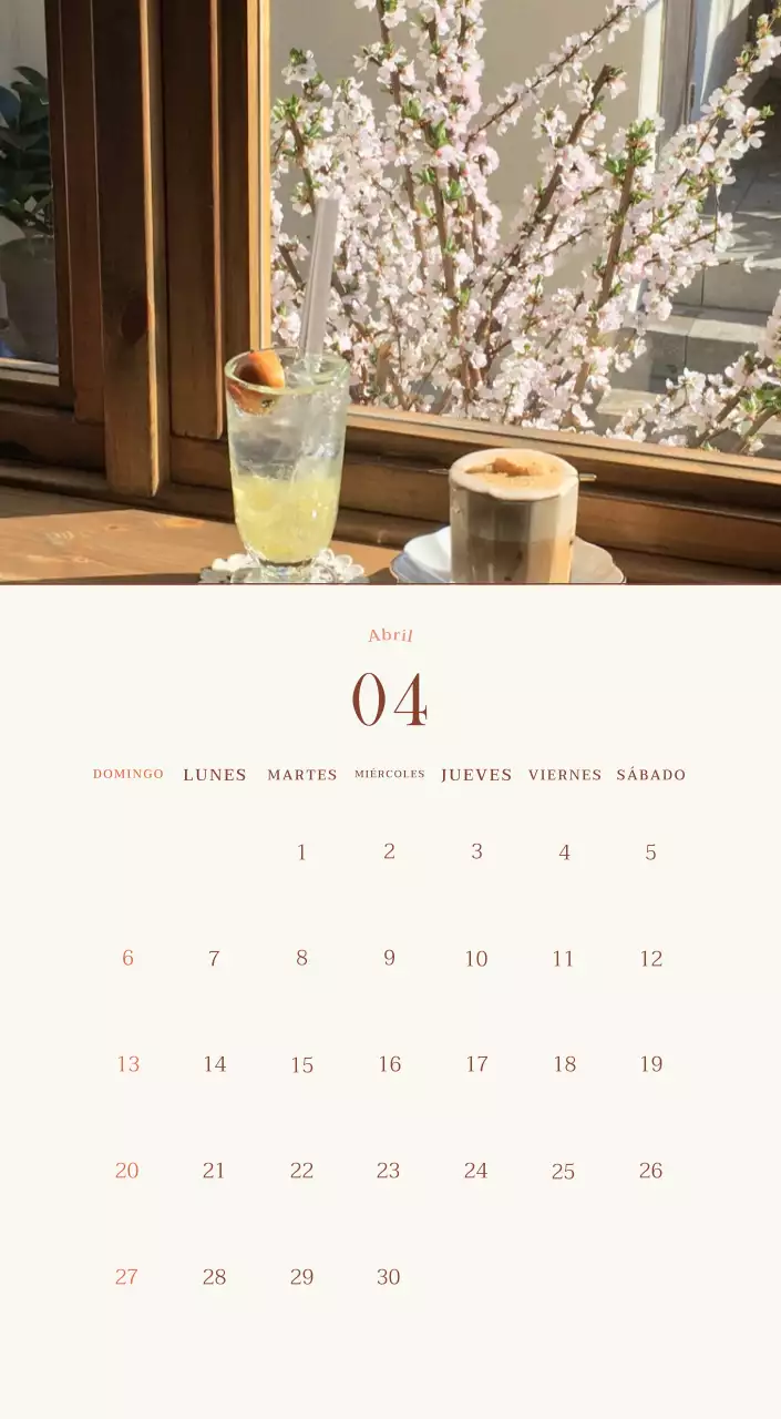 Promover Beige Vintage Cafe