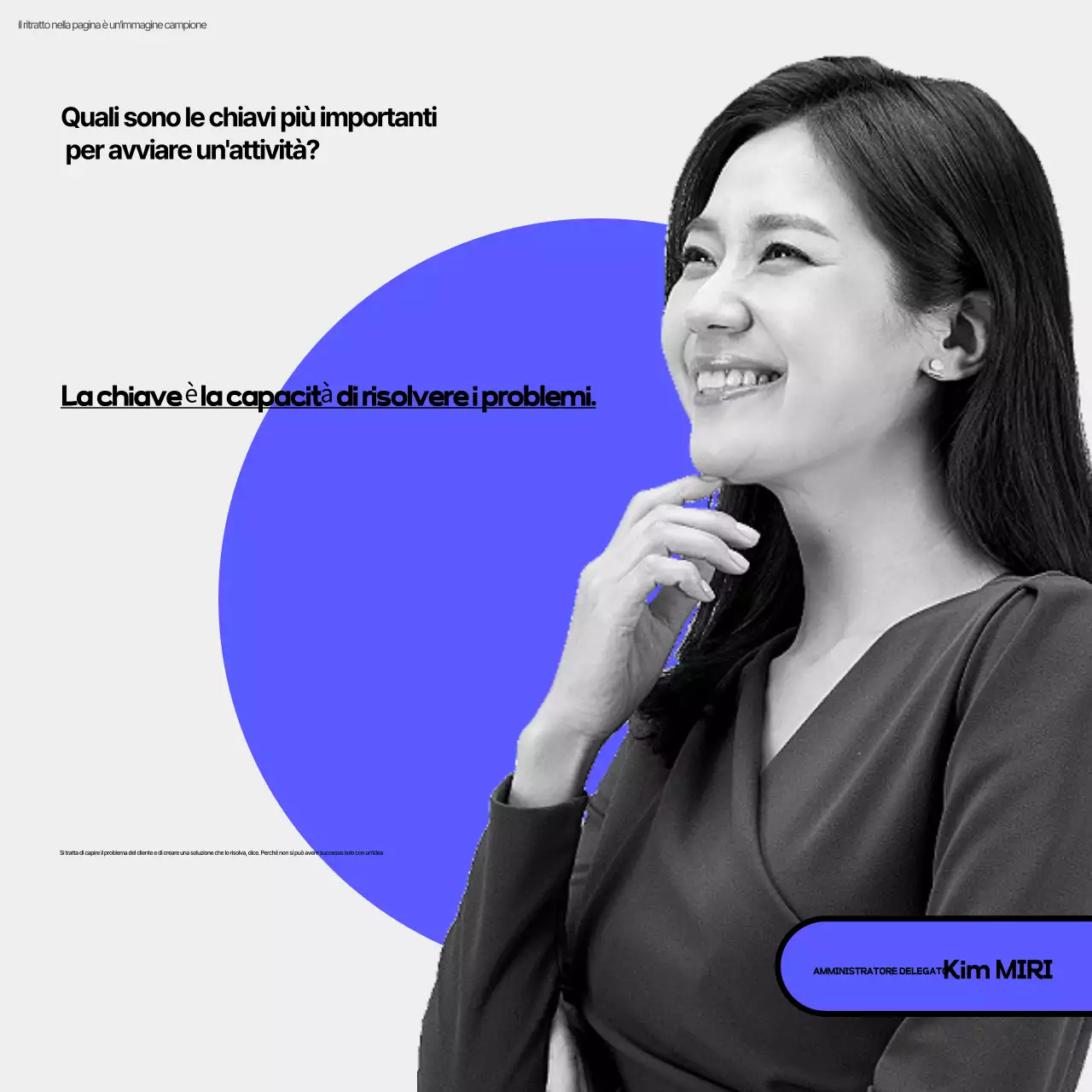 Collezione di modelli di intervista moderni blu