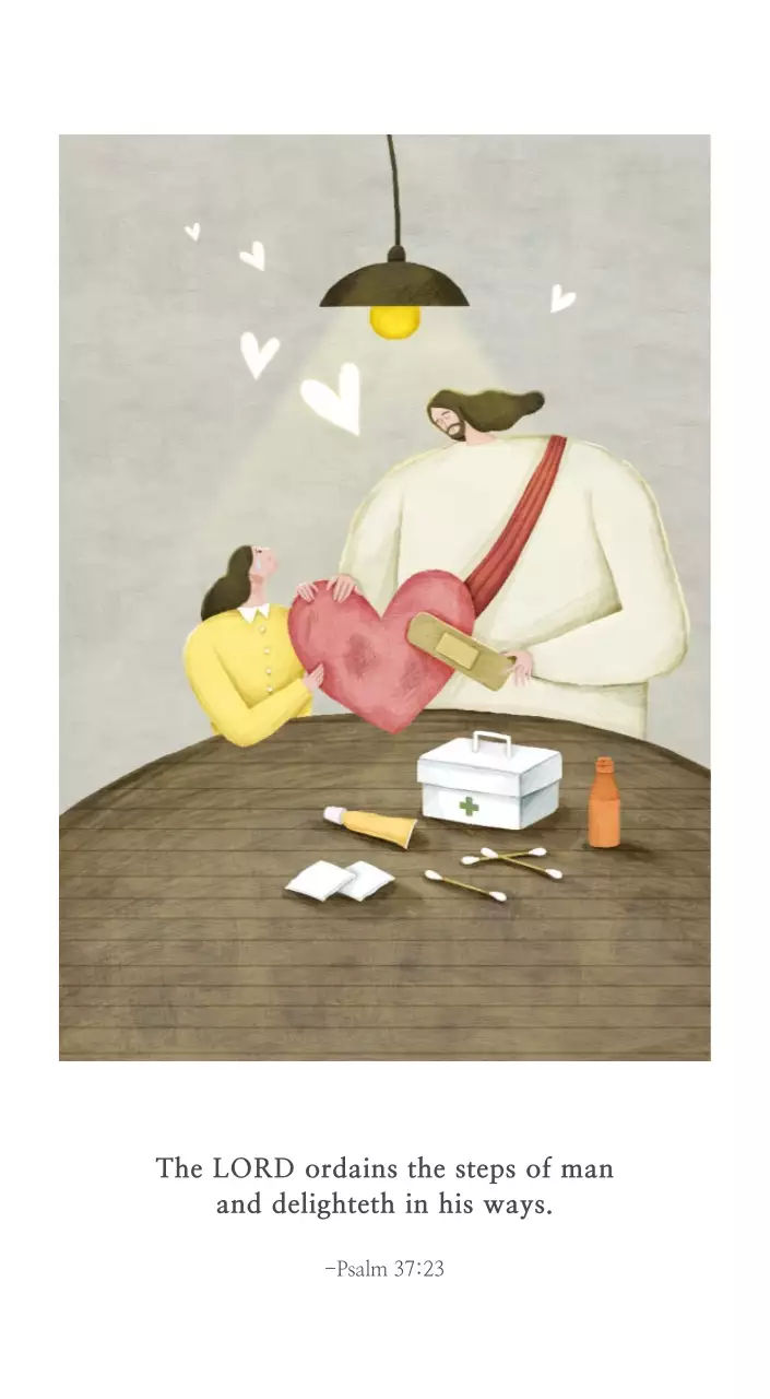 Ilustrasi gereja yang bersih dengan warna pastel