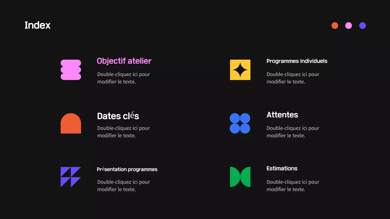 Guide de l'atelier moderne noir