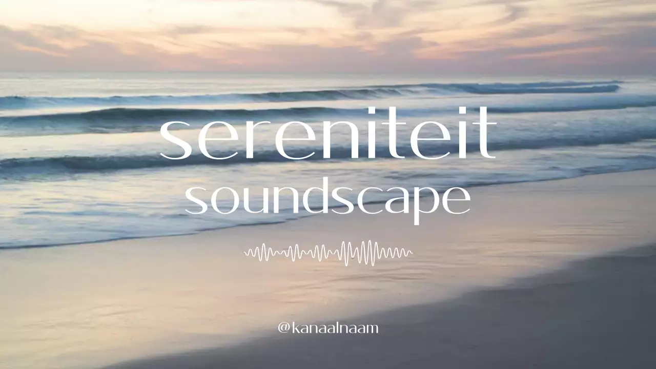 beige minimale soundscape afspeellijst