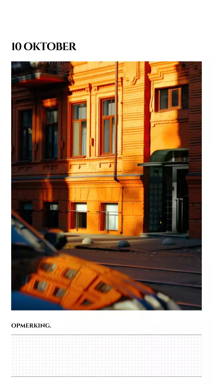 Eenvoudige kalender met zwart-wit emotionele reisfotografie concept