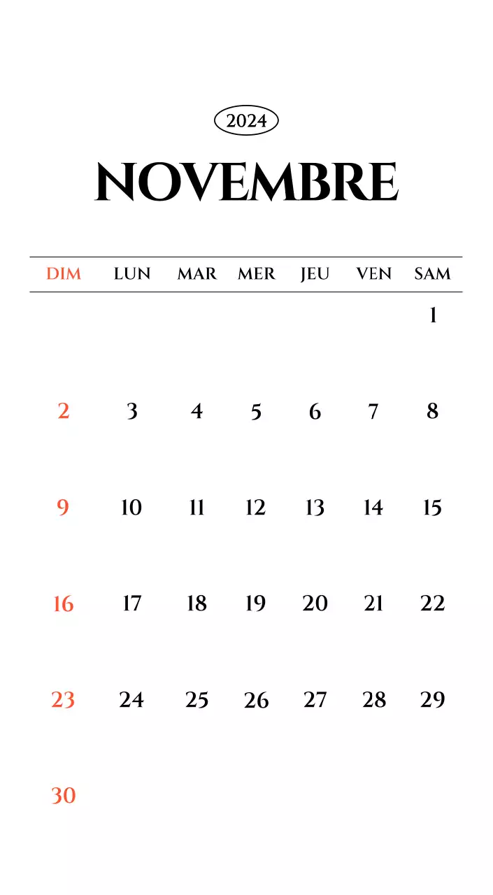 Calendrier simple avec un concept de photographie de voyage émotionnel en noir et blanc