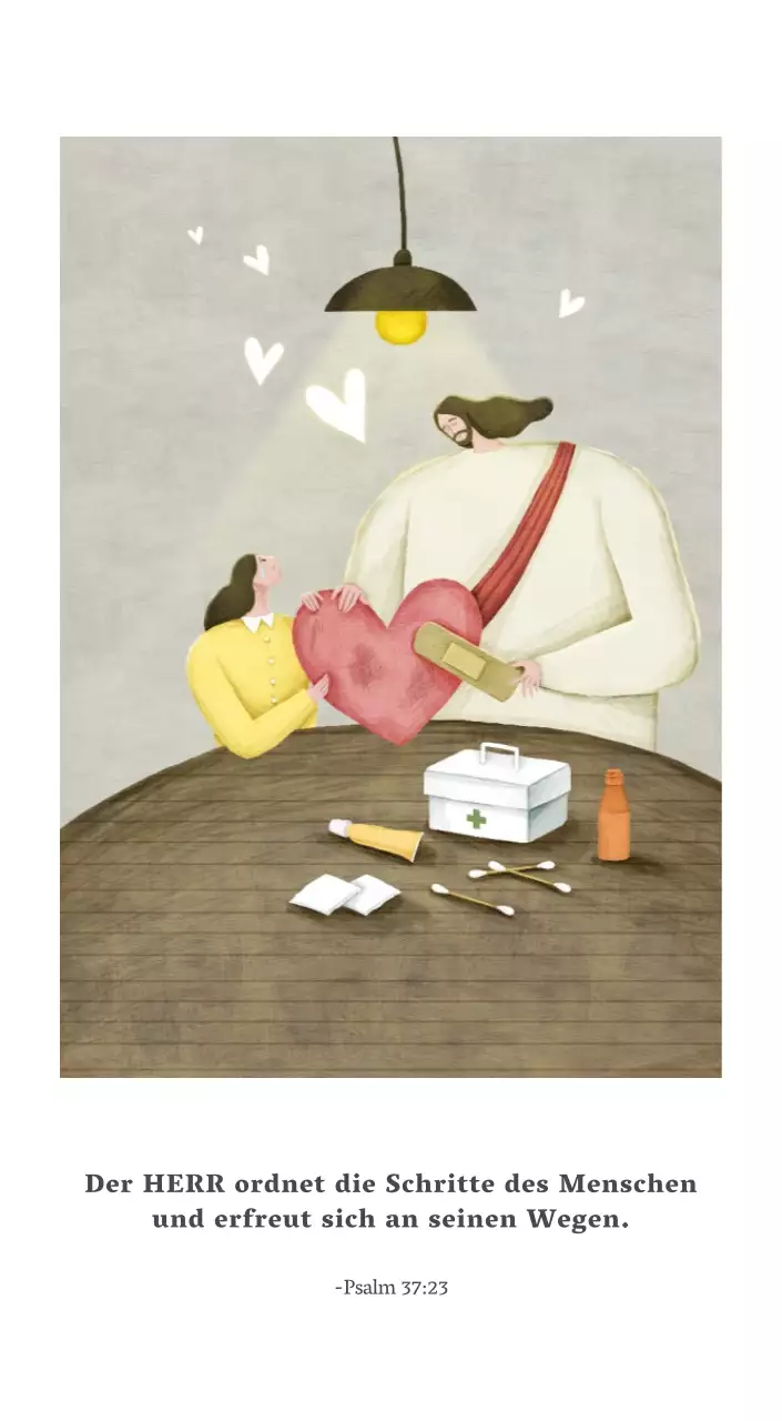 Pastell saubere Illustration Kirche