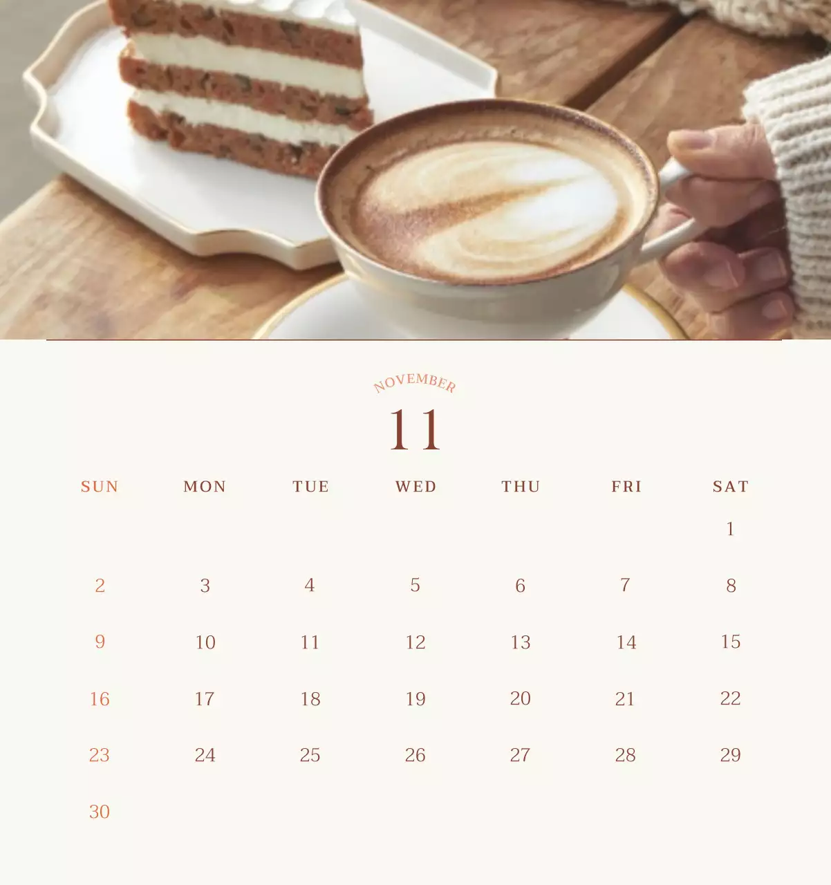 Promosikan Kafe Vintage Beige