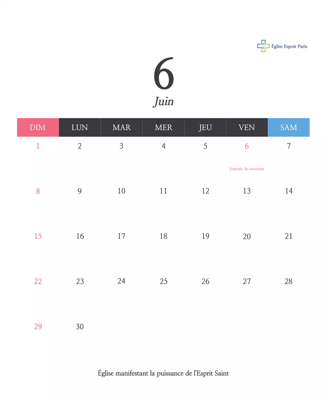 Calligraphie simple Promotion de l'église biblique