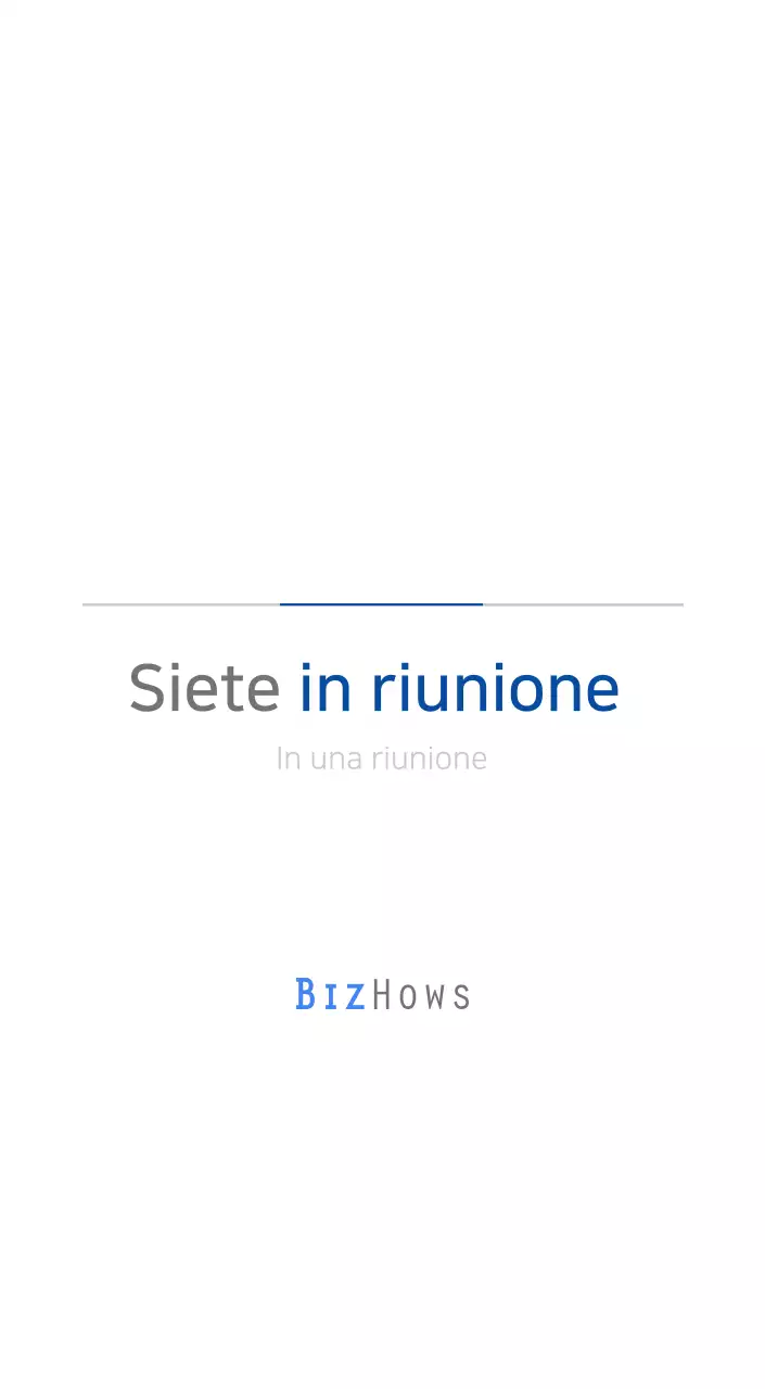 Calendario minimalista blu