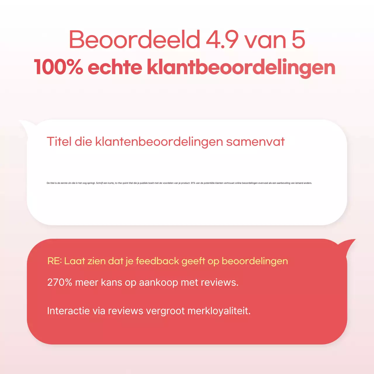 Red Modern Review Promotie