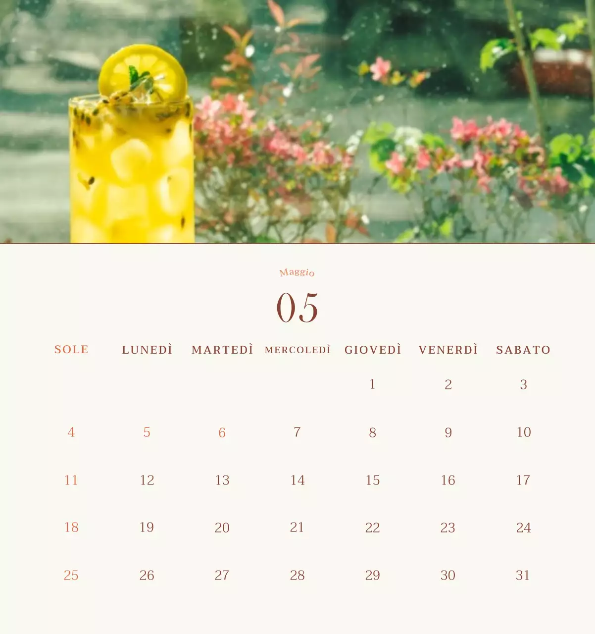 Promuovere il caffè vintage beige