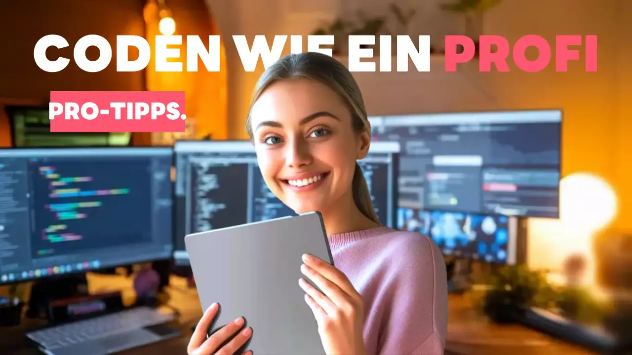 Rosa moderner Kodierungsleitfaden